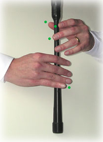 bagpipe finger chart high-A common